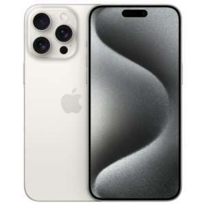 4 jaar Garantie | Refurbished Apple iPhone 15 Pro, 128 GB, Wit Titanium, A-grade | Nano Sim + E Sim