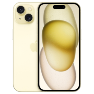 4 jaar Garantie | Refurbished Apple iPhone 15, 128 GB, Geel, B-Grade | Nano Sim + eSim